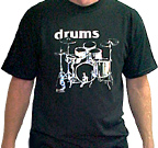 Drumset T-shirt - 5 piece Drumset
