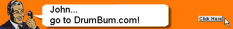 Drum Bum: T-shirts and Gifts for Drummers!