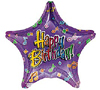 Music Notes Star Balloon