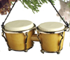 Bongo Drums Ornament - Natural