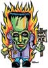 Frankenstein Drummer Sticker