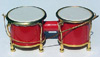 Red Bongo Drums Ornament