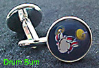 Drumset Cuff Links
