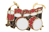 Double Bass Drum Drumset Pin