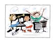 Notecards - Drummer Band