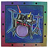 Drumset Clock