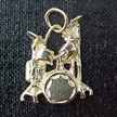 10K Gold Drumset Charm