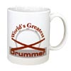greatest drummer mug