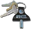 Drum Key Keychain - Drums