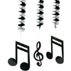 Music Notes Dangling Cutouts