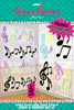 Music Notes Wall Scene