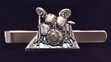 Drum Set Tie Clip