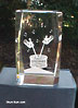 Crystal Snare Drum Paperweight