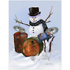 snowman drumset cards