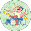 Patrick (Spongebob) Drums Button